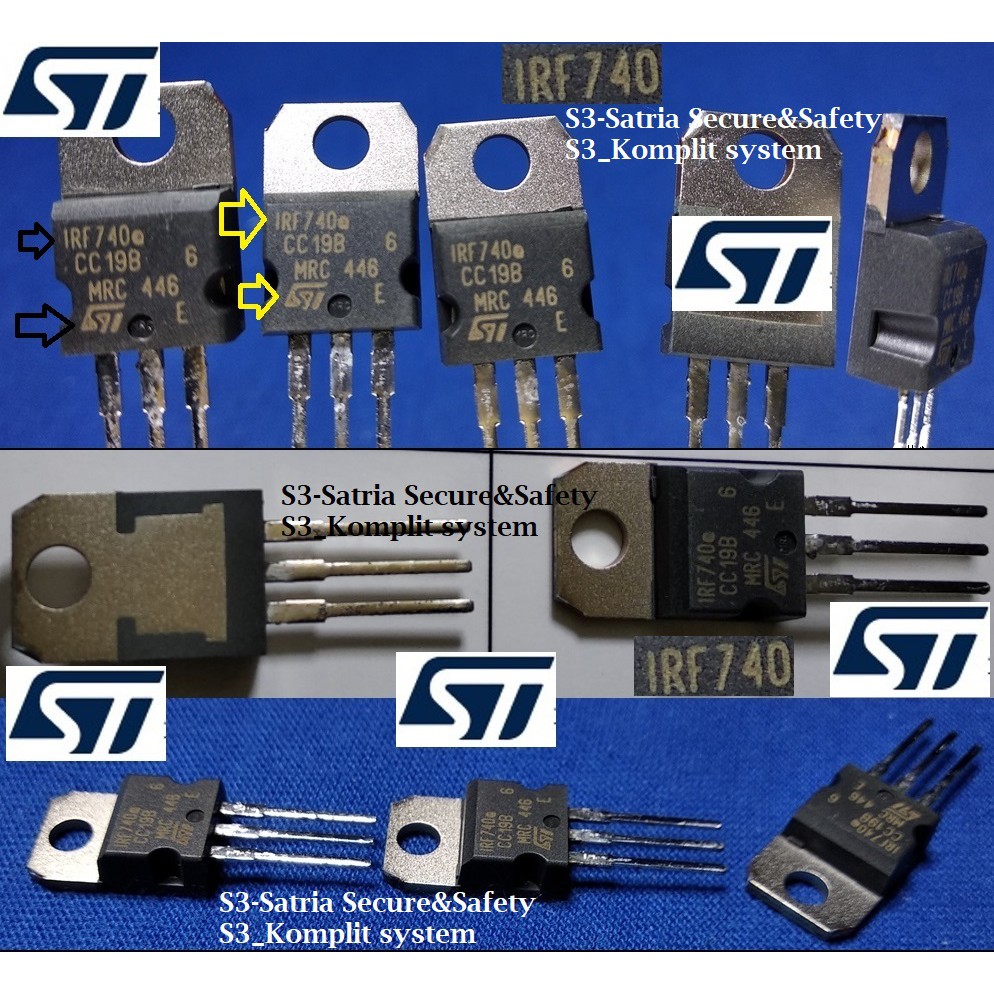 IRF740 transistor IRF 740 Mosfet | Shopee Indonesia