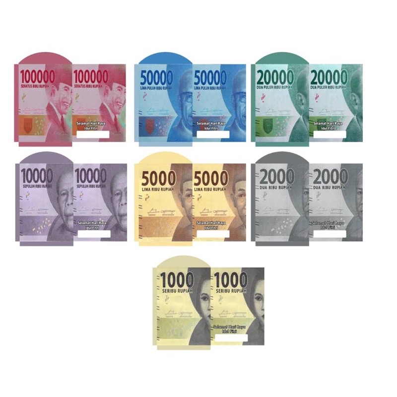 

[1PACK ISI 10Pcs] AMPLOP LEBARAN MOTIF UANG
