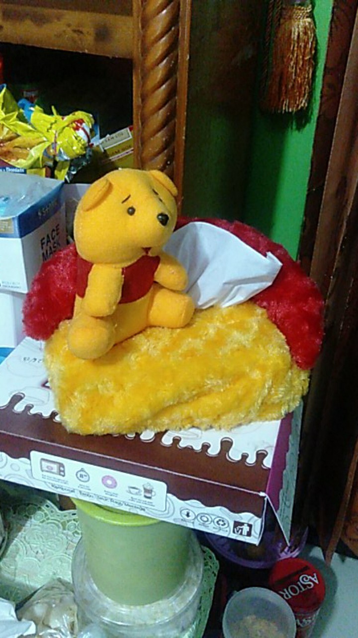 Best Seller ! Sarung Tempat Tissu Bulu Karakter