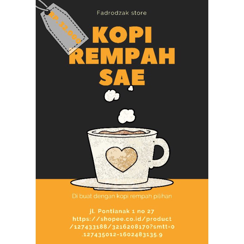 

Kopi rempah sae