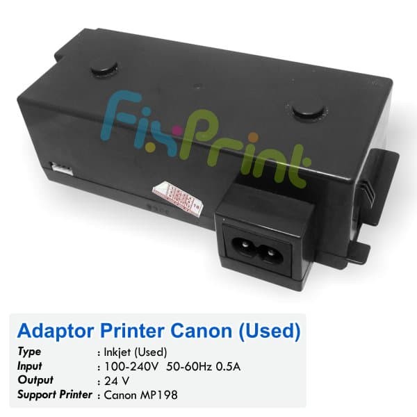 Adaptor Printer Canon MP198- Power Supply Printer Canon MP 198 MP198 FSB1969
