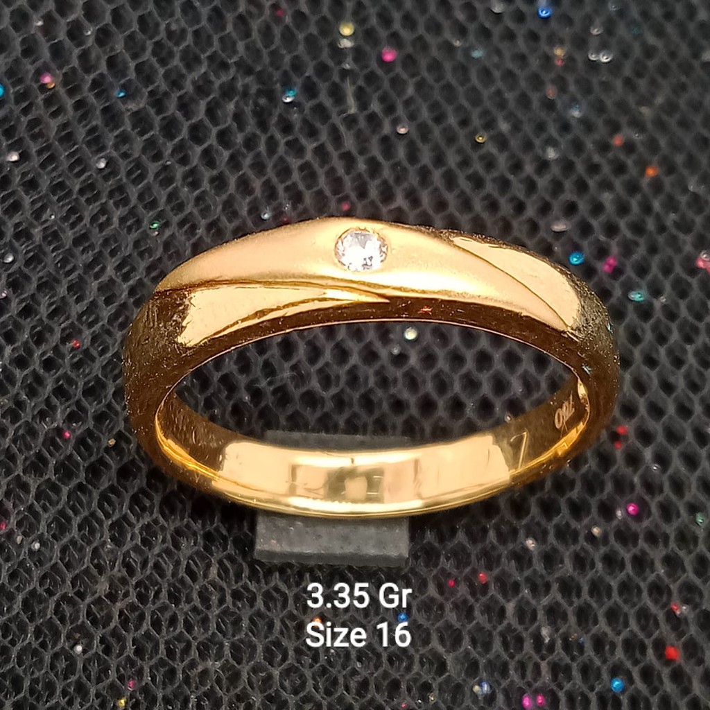 New Cincin Emas 17 K - 3.35 gr Kadar 750 - 2600