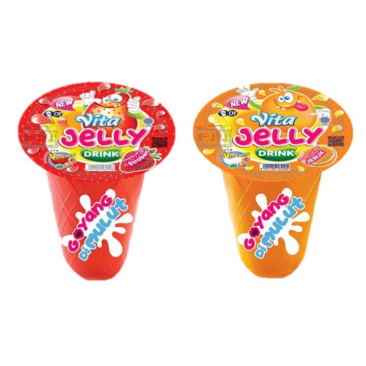 

Vita Jelly Drink Jeruk 150 ml + Vita Jelly Drink Stoberi 150 ml