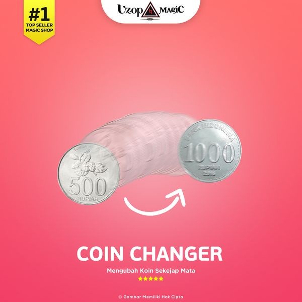 Jual Coin Changer Uzop Magicshop Alat Sulap Coin Alat Sulap Uang Shopee Indonesia