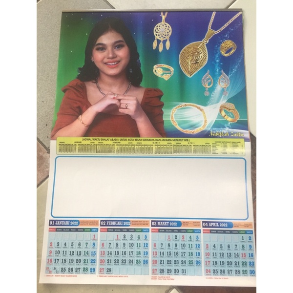 Kalender Dinding Catur Wulan 2022 / Kalender Caturwulan 2022