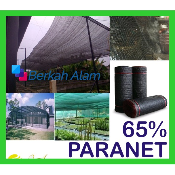 Paranet Warna Hitam( 65% -70% , Lebar 3 Meter)