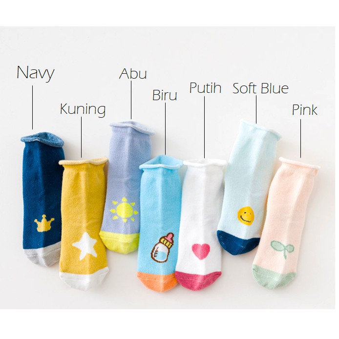 Kaos Kaki Bayi / Kaos Kaki Anak Motif Warna Warni