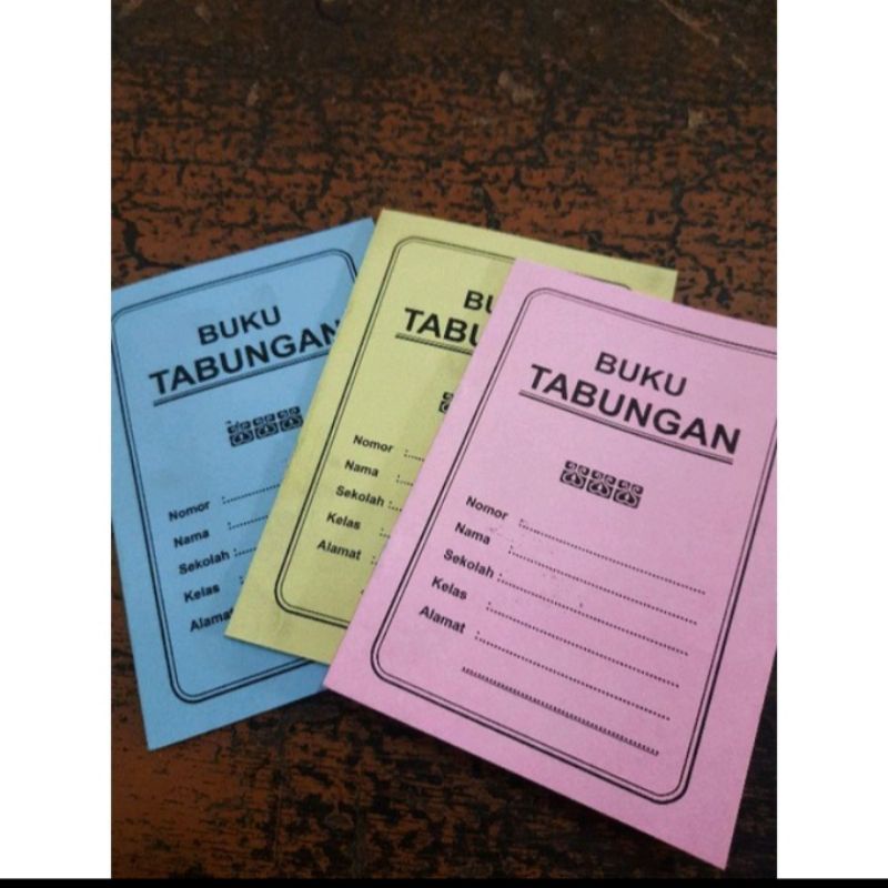 

Buku Tabungan Tulis 20 Halaman / 10 Lembar Ukuran 10x15 cm