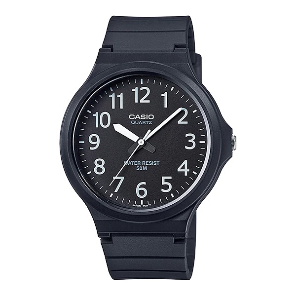 Casio Original MW240-1B / MW-240-1B Jam Tangan Pria Analog Hitam