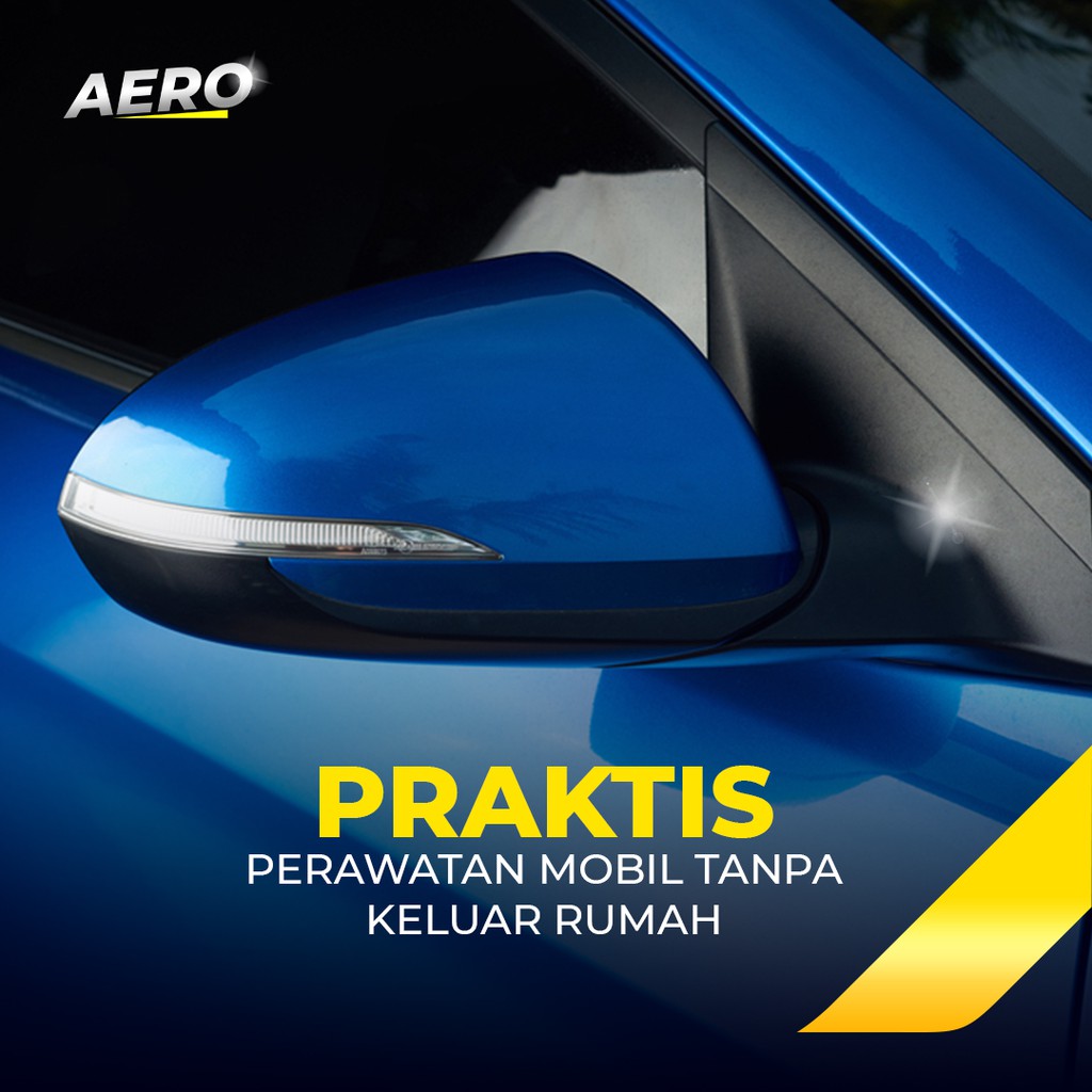 Promo Beli 1 Gratis 1 | Bundle Aero Black + Aero Guard | Perawatan Penghitam  pengkilap body motor mobil Coating