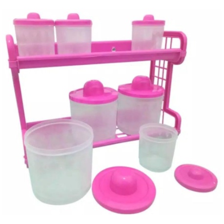 KITCHEN SET RAINBOW / RAK BUMBU DAPUR