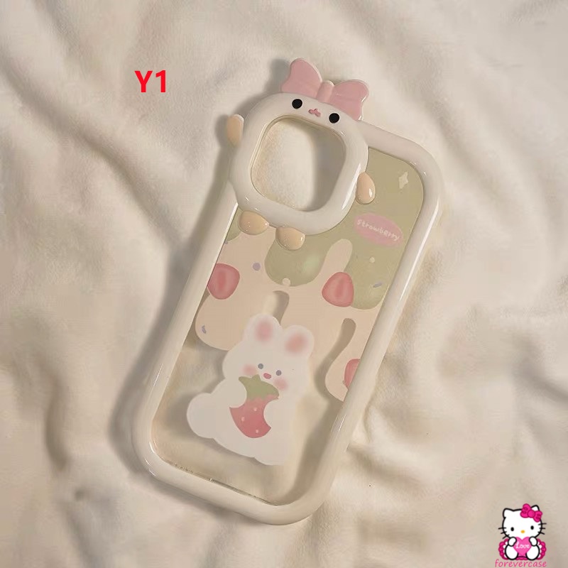 Soft Case TPU Motif Kelinci Beruang Untuk Samsung A51 A52s A50s A13 A03 A12 A32 A22 A23 A53 A52 A73 A02s A50 A03s A21s A71 A11 A33