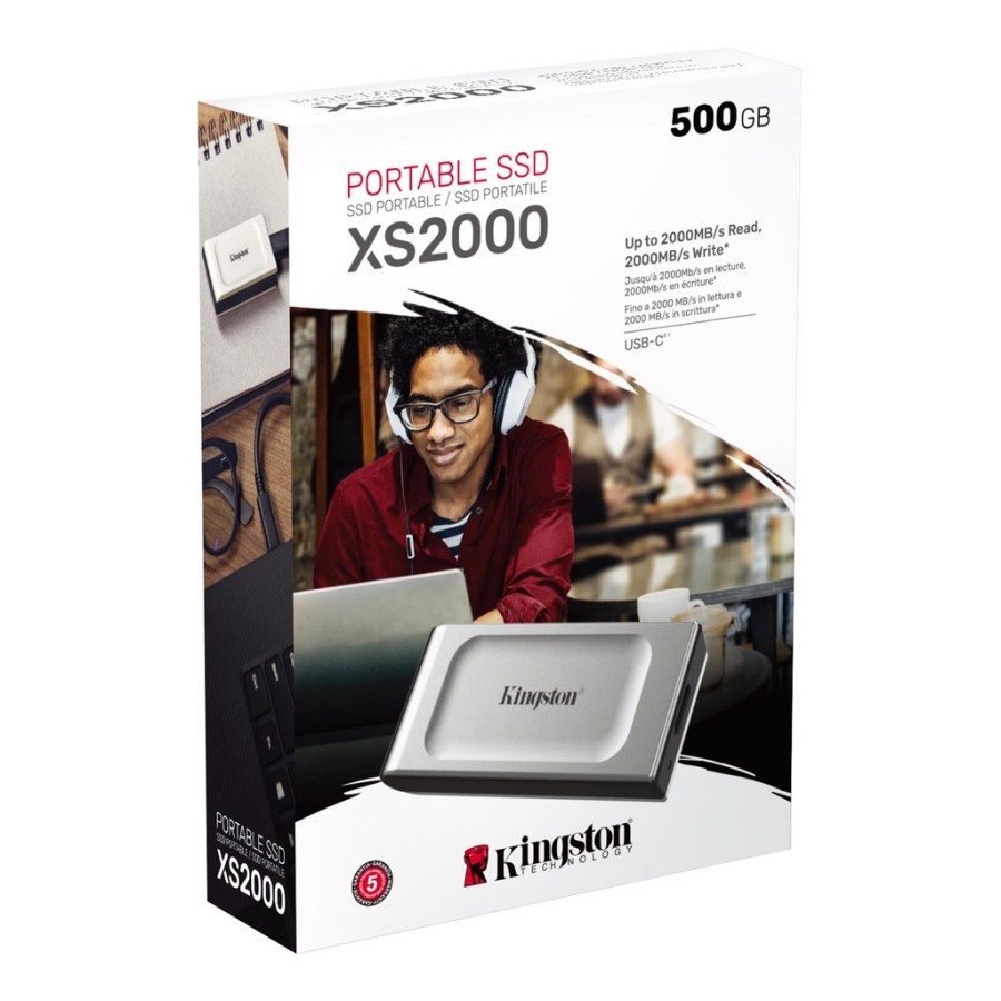 KINGSTON XS2000 - EXTERNAL SSD - 500GB