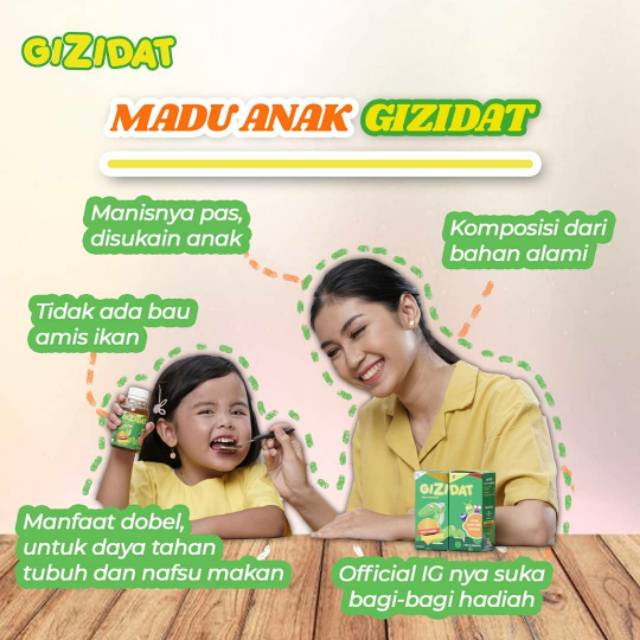 [JAMIN ORIGINAL] Gizidat madu hutan + ikan sidat ori