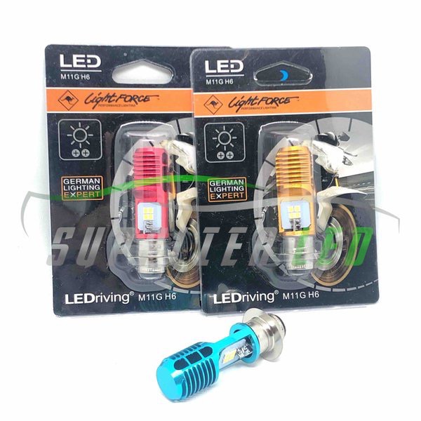 Lampu Led Motor Socket H6 8 Mata Led Light Force