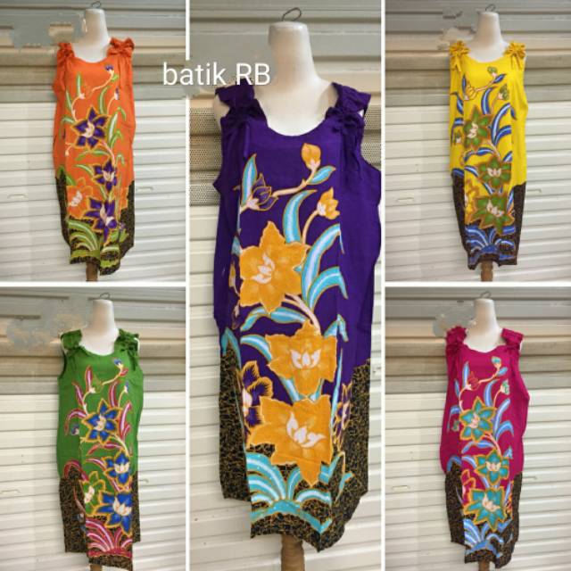 Daster dewasa batik ratu busana daster polos daster serut pundak ucansee oleh oleh Jogja solo