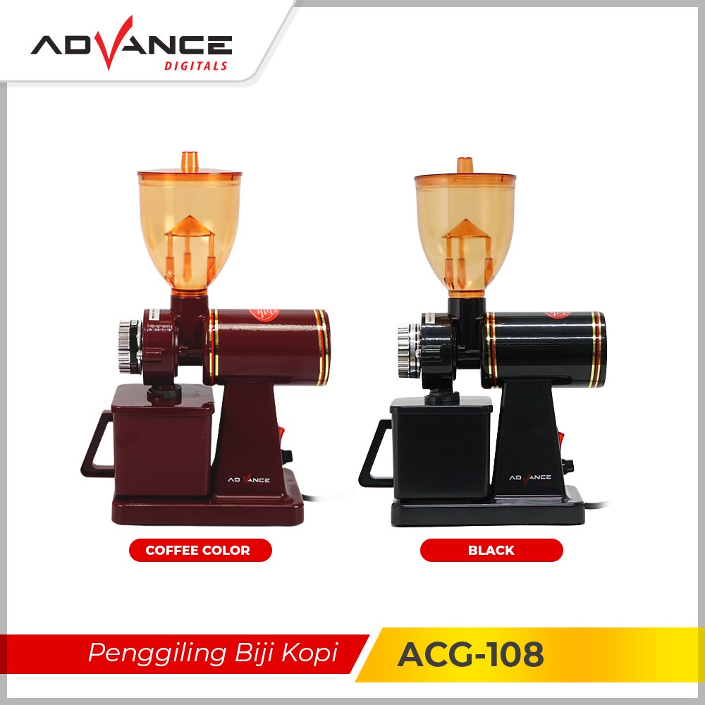 【Garansi 1 Tahun】Advance Mesin Giling Biji Kopi Coffee Maker Penggiling Kopi ACG-108