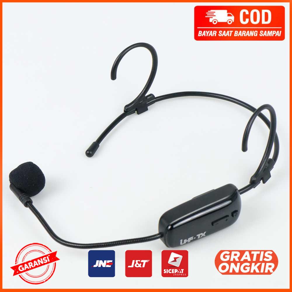 UHF Wireless Microphone Headset Tour Guide