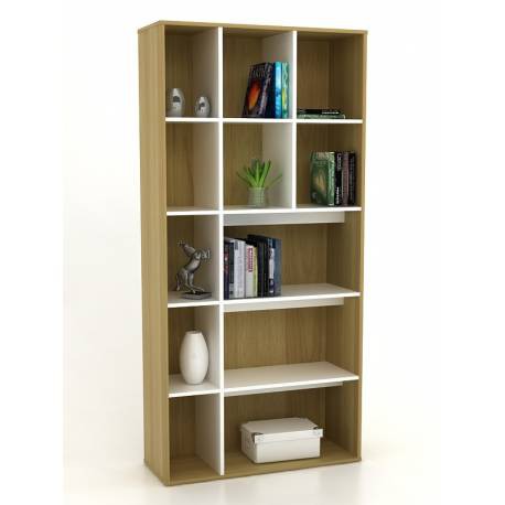 

JYSK Rak Buku Murah Bookcase Alaga 80X30X185CM Sanremo White