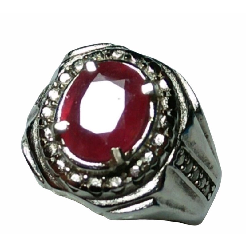BATU CINCIN NATURAL RUBY CUTTING BATU PERMATA RUBI BATU CINCIN PRIA BATU AKIK
