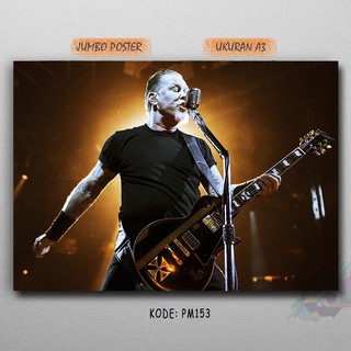 Poster Kayu Musik Rock Legenda James Hetfield Dekorasi Rumah Music Metallica Hiasan Dinding Studio Shopee Indonesia