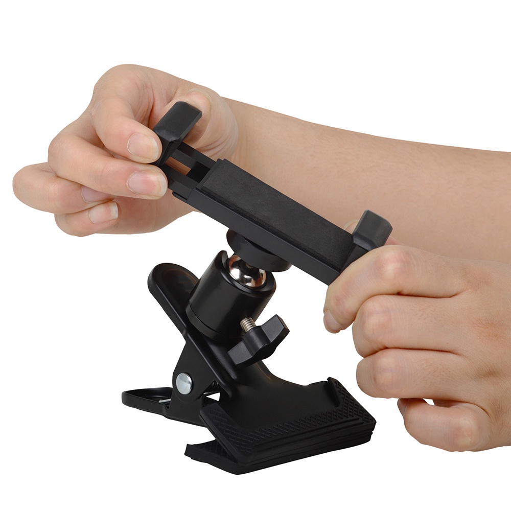 Bracket Klip Stand Holder Tripod Kepala Gitar Untuk Siaran Langsung