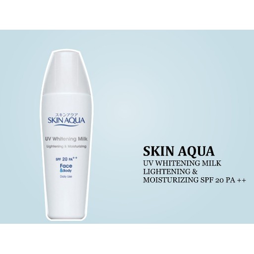 SKIN AQUA UV Moisture SPF 20/25/30/50 40gr by Ailin