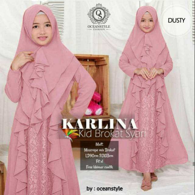 Karlina Kids Brokat Syar'i