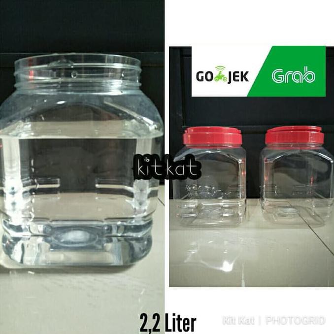 Toples Kotak Buat Ikan Cupang,Permen Dll 2.2 Liter