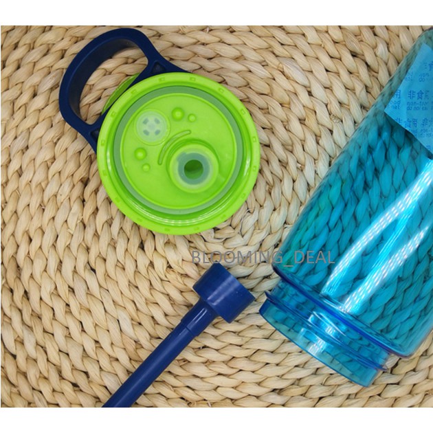 Botol Minum Kesukaan Anak Karakter dan Gambar Lucu Ocean World Dengan Bpa Free 480 Ml dengan Sedotan