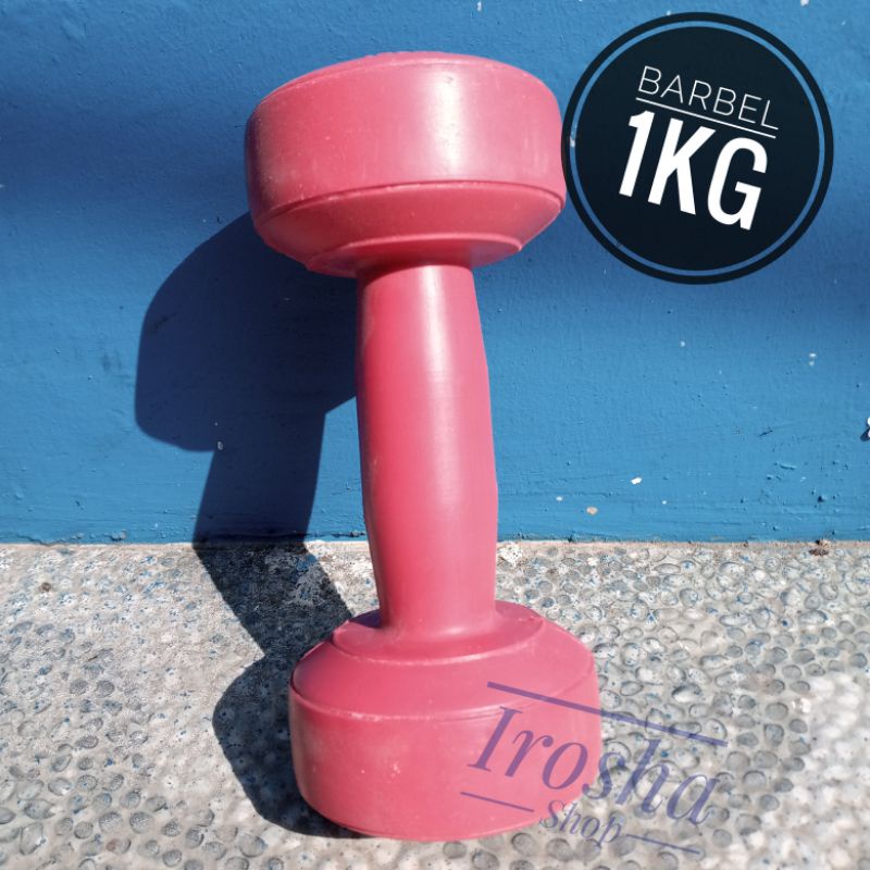 Barbel 1 kg Dumbell 1kg Dumbell Plastik PVS Barbel 1kg