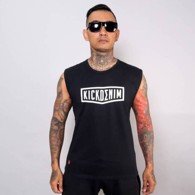 Kaos Singlet Kick Denim Original