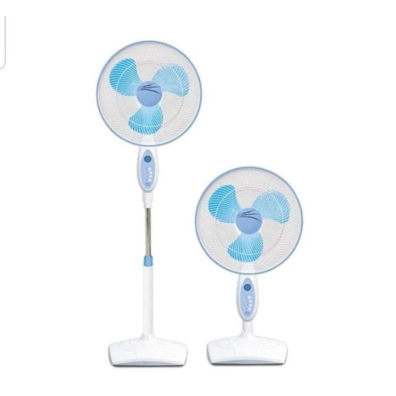 Stand Fan MASPION EX-167S Kipas Angin 2in1 Berdiri / Duduk 16 inch EX 167S