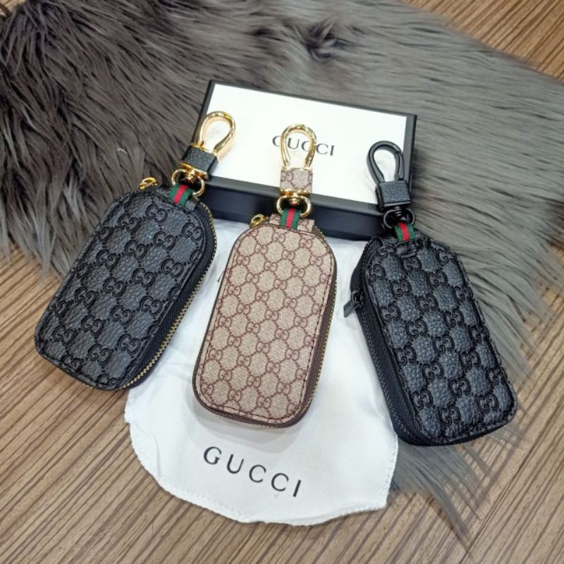 Gantungan Kunci Mobil &amp; Motor GUCCI Keychan Premium Impor