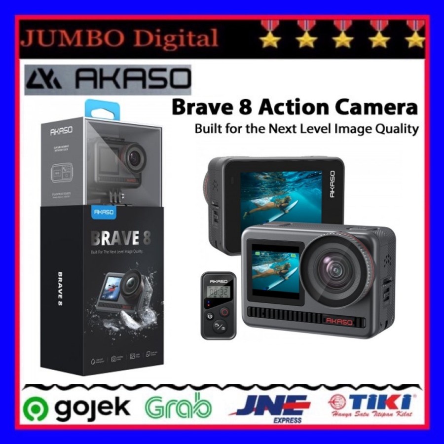 AKASO Brave 8 4K Action Camera Underwater akaso brave8 Garansi Resmi