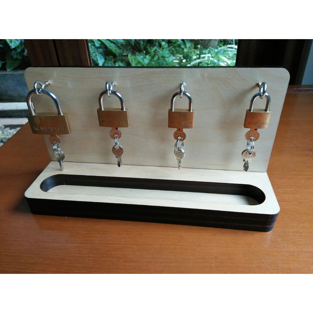 Key and Locks Montessori Material