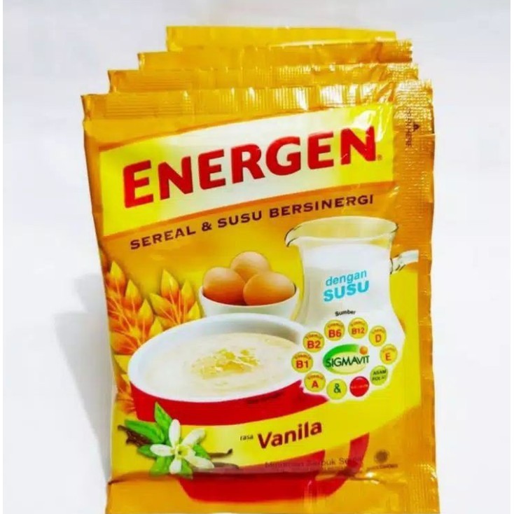 

ENERGEN VANILA SACHET 29 GRAM MURAH DAN EXP LAMA