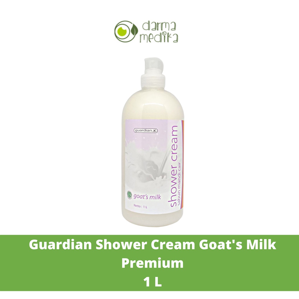 Guardian Shower Cream Goat's Milk Sabun Mandi Cair Premium 1 L 1L