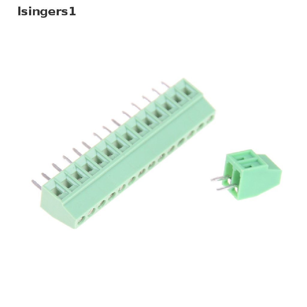 (lsingers1) 1pc Blok Terminal Sekrup PCB Universal 2P-16P KF128 2.54mm