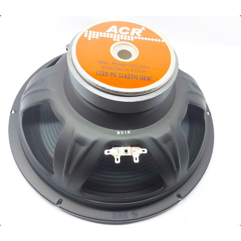 Speaker Acr 12in 1238 PA CLASIC NEW Full Range 500 Watt