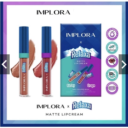 IMPLORA x RELAXA Matte Lipcream