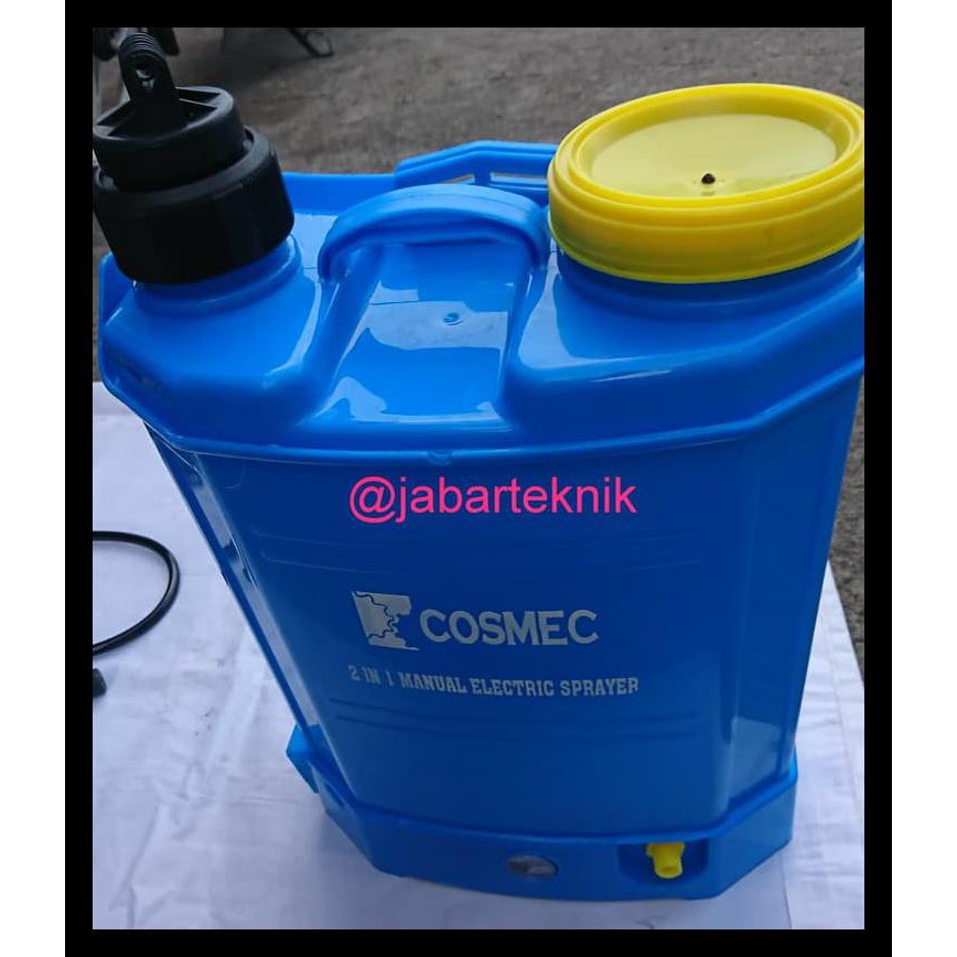 Alat Semprot Hama Elektrik 18 L Cosmec 2 In 1 Hand Sprayer Terjamin