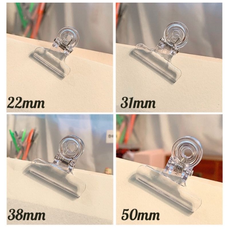 

E441 - Binder Clip Transparent /Bill Clip Stationery Office / Clip