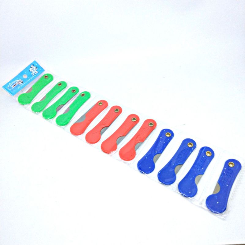 [ERA] Pisau Kater Lipat Mini pisau kertas Grosir (12pcs)