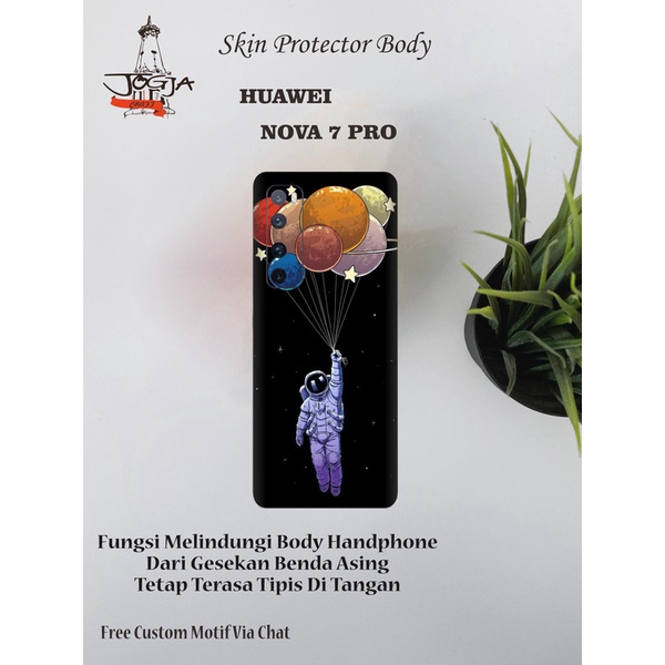 Dapat 2pcs Garskin HP Huawei NOVA 7 PRO Motif astro - Free Custom Via Motif