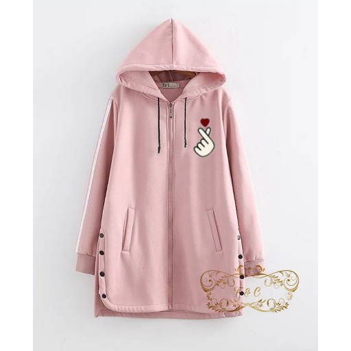 READY STOCK - JAKET WANITA KOREA MUSIM DINGIN HOODIE MUSLIMAH BERHIJAB 03 HOODIE WANITA
