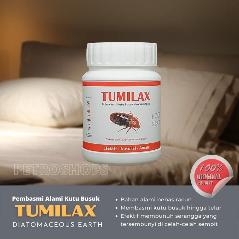 Obat Pembasmi Kutu Kasur Busuk Kecoa Semut Tungau Racun Alami Tanah Diatom Diatomaceous Earth Shopee Indonesia