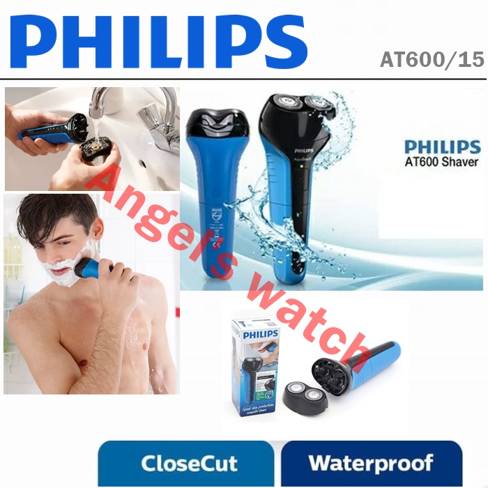 ANGELSWATCH SHAVER PHILIPS BASAH KERING AT600/15 AT 600 AT600 SHAVER PHILIPS WET&amp;DRY ELECTRIC SHAVER