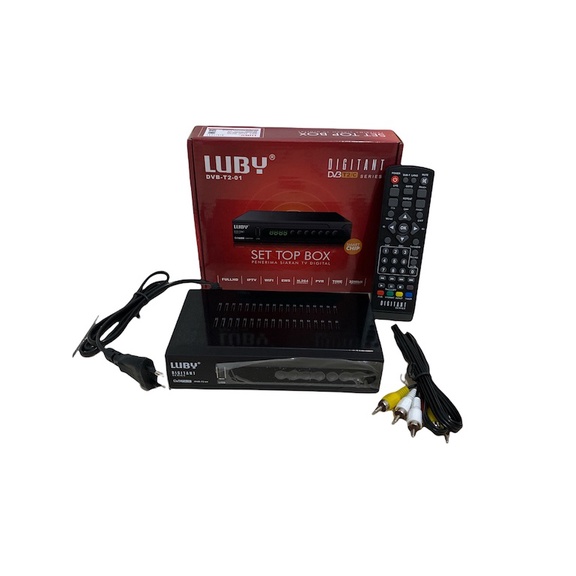 Luby Set Top Box DVBT2/C Receiver TV STB Digital DVB T2-01