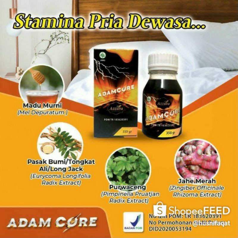 

Madu Kuat Azzura Adam Core Penambah Stamina Pria Dewasa 350gr